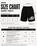  Quần Degrey Korea Massmonster lửng chân cua màu đen thêu BIG D short pant - SHOPADBIGD 