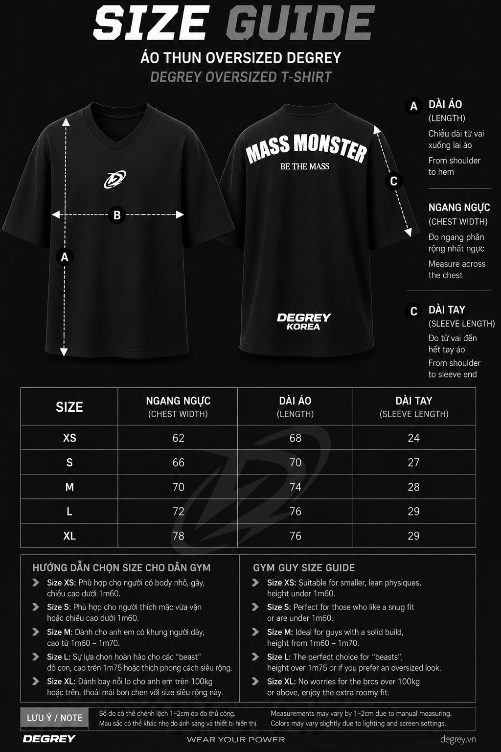  Degrey Korea Áo MASSMONSTER Ver 2.0 Jersey 84 cổ tim - JERMASS2 
