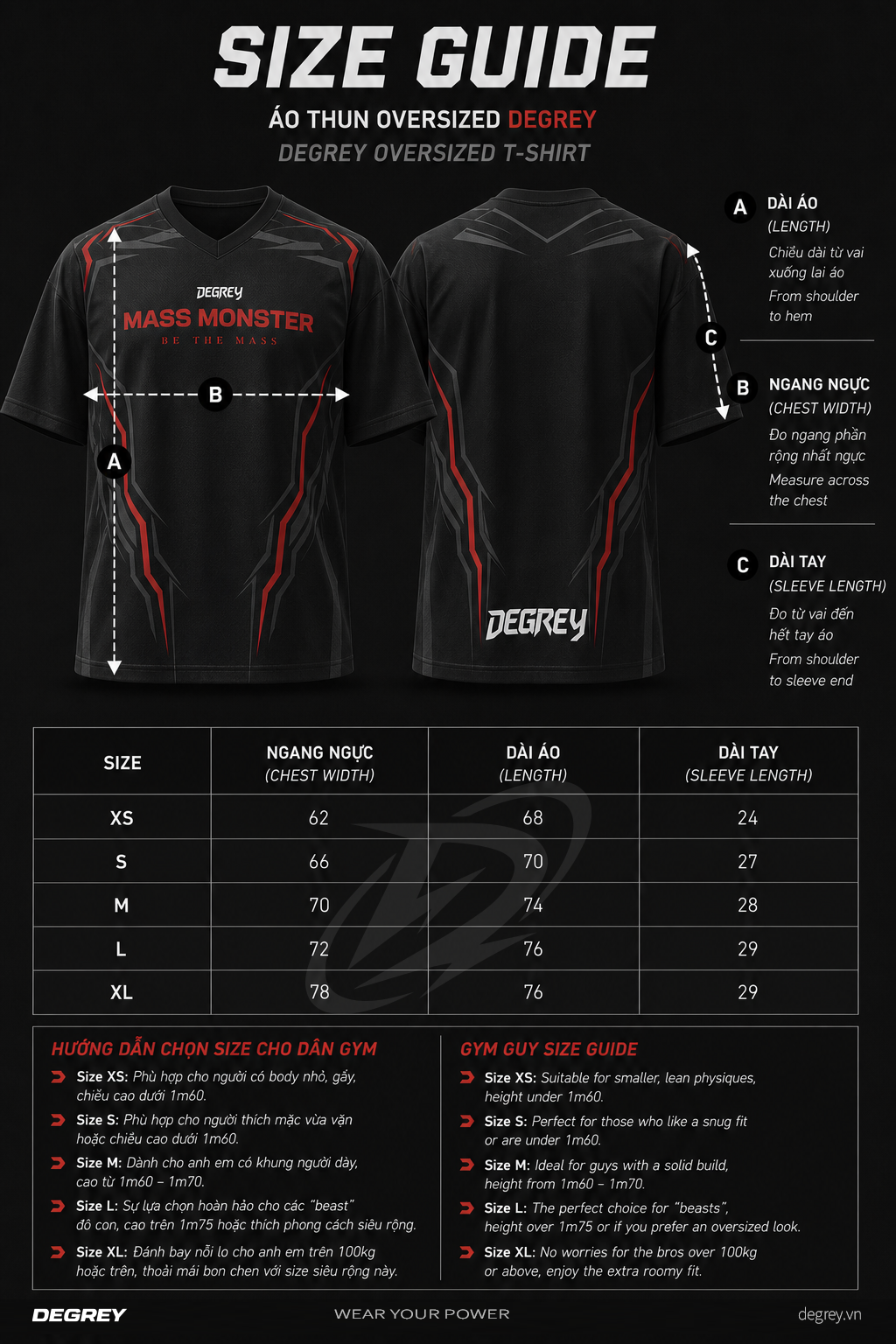  Degrey Korea Áo MASSMONSTER ver 1.0 Jersey 84 cổ tim - JERMASS 