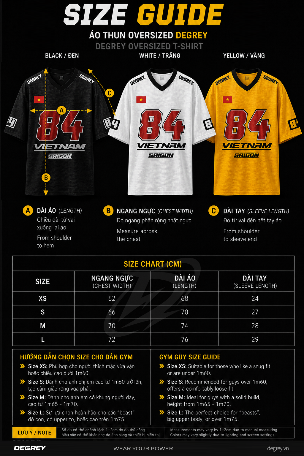  Áo thun Degrey Jersey cổ tim in hình thời trang thể thao nam nữ ss2 màu vàng- JERV2 
