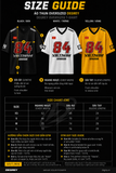  Áo thun Degrey Jersey cổ tim in hình thời trang thể thao nam nữ ss2 màu vàng- JERV2 