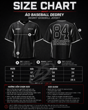  Áo Khoác MÀU ĐEN Degrey Jersey Baseball Athlete - BASEATHDEN 