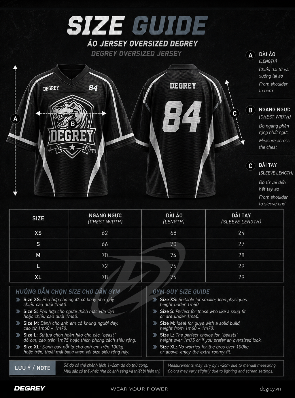  Áo thun thể thao màu ĐEN Degrey Jersey Rex 84 cổ tim - JERREXDEN 