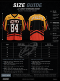  Áo thun thể thao màu CAM BLAZE Degrey Jersey 84 cổ tim - JERBLACAM 