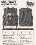  Áo ba lỗ Tank Top Degrey Cotton WAX XÁM Big Logo - TANKWAXXAM 