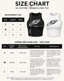  Áo Degrey Crop Tank màu ĐEN New Logo - CROPDEN 