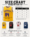  Áo ba lỗ Degrey Tanktop thể thao thời trang nam nữ màu vàng - TANKV 