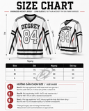  Áo thun tay dài màu trắng Degrey Jersey long sleeve cổ tim thời trang thể thao Crimson Surge - LONGCRIMT 