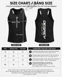  Áo Ba Lỗ Tanktop màu đen vải thun Gym Thể Thao - Local Brand Degrey sport wear - BLGATH 