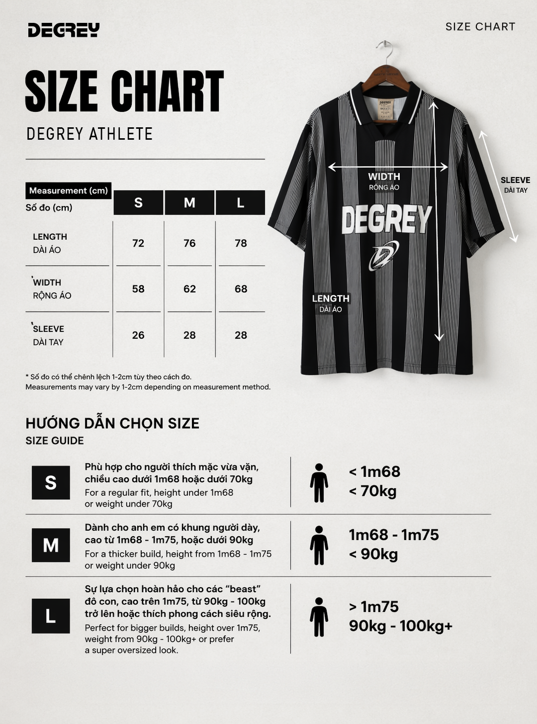  Áo Polo Degrey Athlete sọc ĐEN - POLODEN 