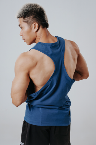  Áo Tank Top Degrey NAVY Cotton 4 chiều New Logo SIZE S - TANKNEWLOGONAVY 