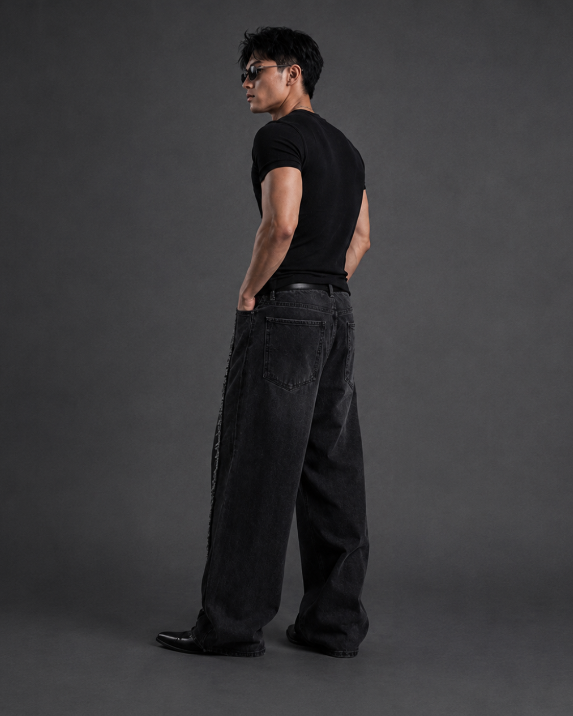  Áo Thun Degrey Rib Henley Black - HENLEYBLACK 