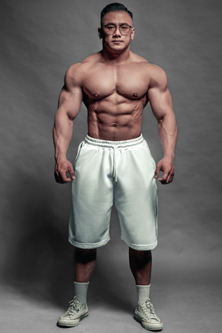  Quần lửng chất liệu chân cua Degrey short pant thiết kế thời trang nam nữ màu trắng - SHOPAT 