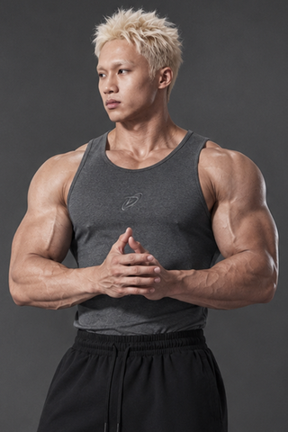  Áo TankTop thể thao màu XÁM Degrey NEW Compressor thêu logo - NEWCOMTANKXAM 