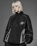  Jacket Degrey màu ĐEN in Mascot áo khoác dù thể thao - JKMASCOT 