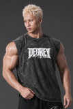  Áo ba lỗ Tank Top WAX ĐEN Degrey Cotton in Logo - TANKWAXDEN 
