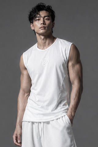  Áo ba lỗ màu TRẮNG Degrey Sport Tank Top Body - TANKBODYTRANG 