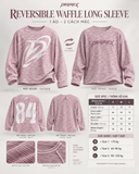  Áo Thun Longsleeve WAFFLE ĐỎ in 2 mặt - WAFDO 