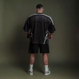  Áo thun thể thao màu BLACK FANG Degrey Jersey 84 cổ tim - JERFANGD 