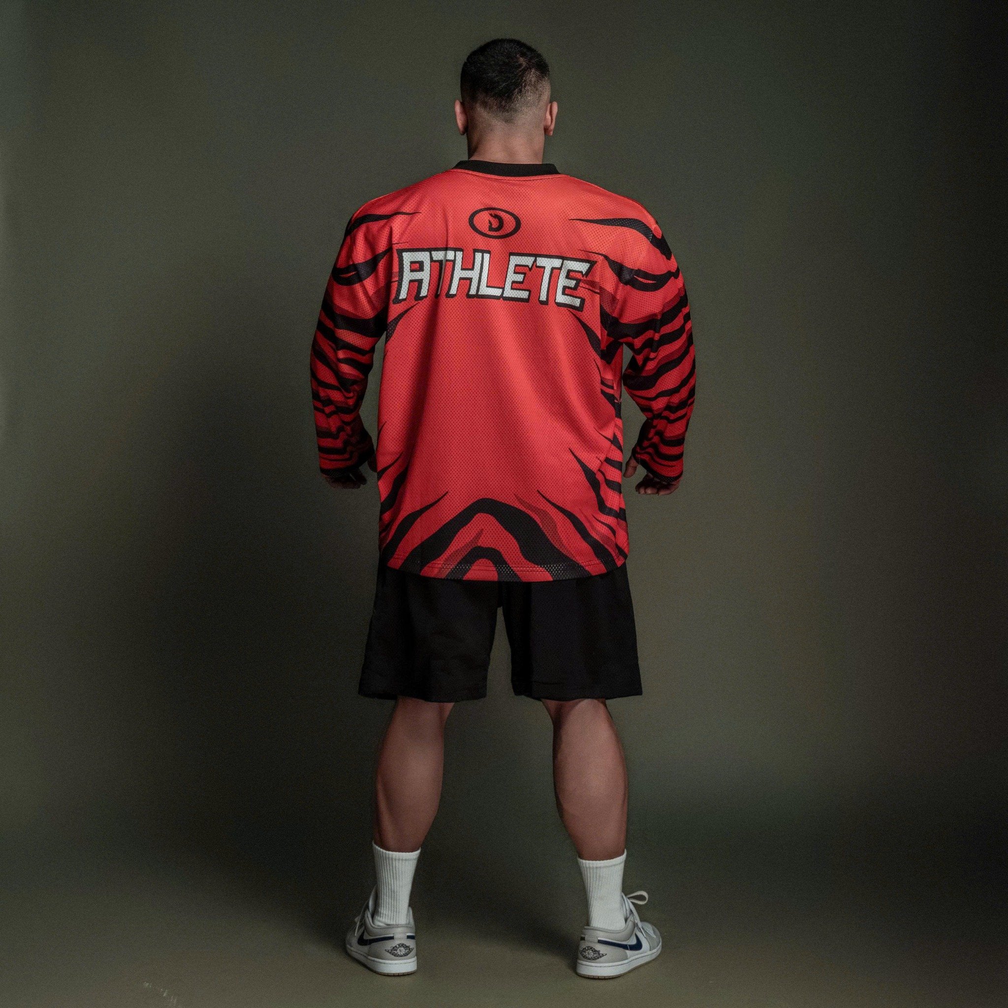  Áo thun tay dài màu CAM TIGER Degrey Jersey long sleeve cổ tim thời trang thể thao - LONGTIGER 