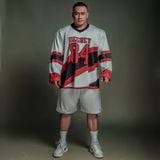  Áo thun tay dài màu trắng Degrey Jersey long sleeve cổ tim thời trang thể thao REDLINE - LONGRELI 