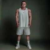  Áo ba lỗ Degrey Tanktop màu trắng BASIC thể thao - TANKBATRA 