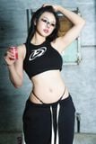  Áo Degrey Crop Tank màu ĐEN New Logo - CROPDEN 