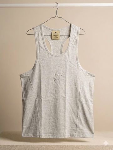  Áo ba lỗ Tank Top Degrey màu XÁM Cotton 4 chiều New Logo SIZE S - TANKNEWLOGOXAM 