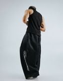  Quần Dài Degrey màu ĐEN Long Pants Micro Poly Thêu Athelete - PAMICRO 