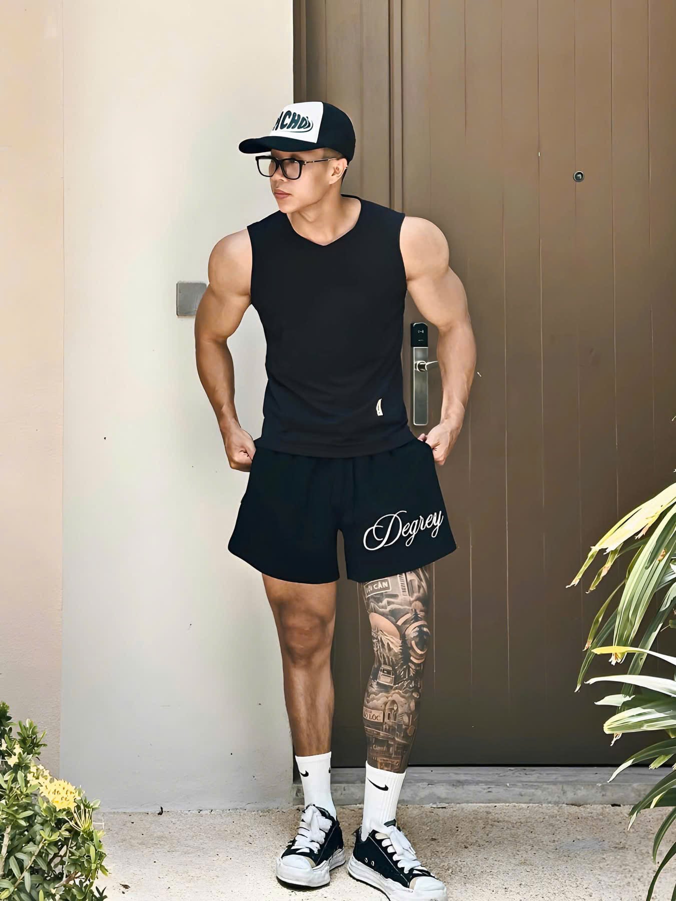  Áo ba lỗ màu ĐEN Degrey Sport Tank Top Body - TANKBODYDEN 