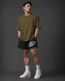  Áo Thun Degrey TC Oversize màu GREEN thêu New Logo - OVSTCGREEN 