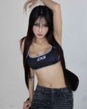  Áo Degrey Gym Sport Bra màu ĐEN XÁM thể thao - BRADEXA 