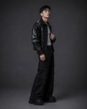  Áo Khoác Degrey Simili Black Jacket D Logo - JKDSI 