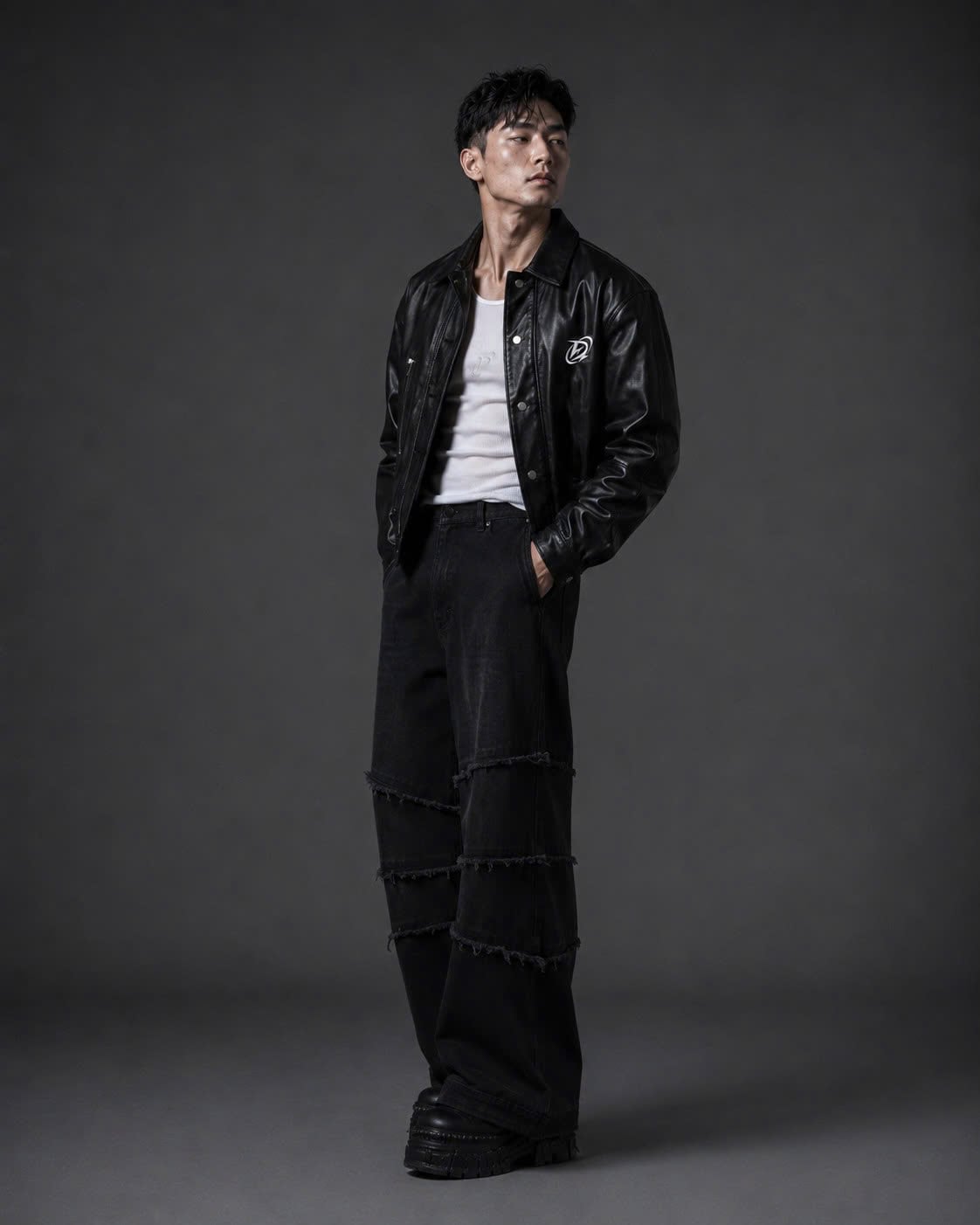  Áo Khoác Degrey Simili Black Jacket D Logo - JKDSI 