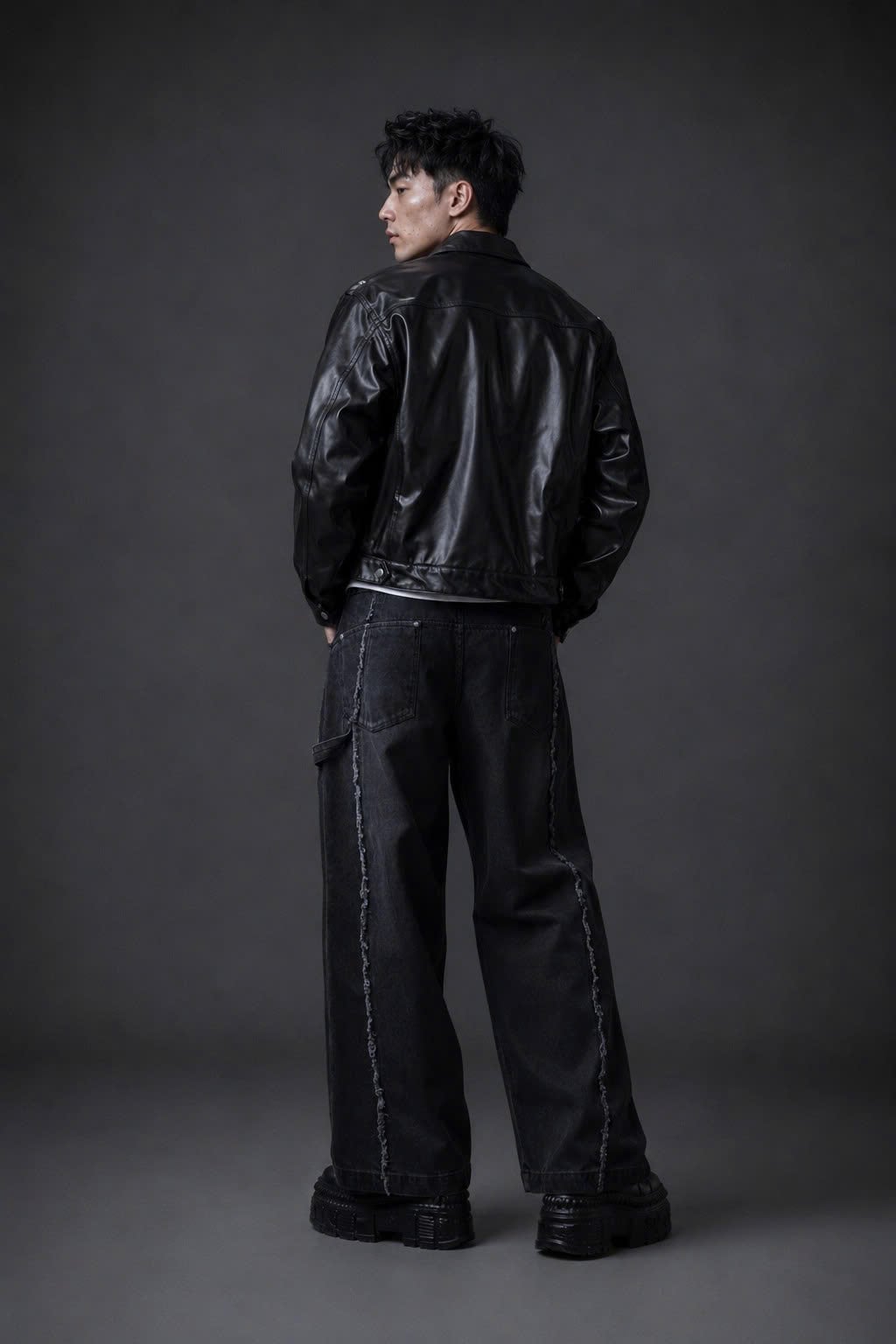  Áo Khoác Degrey Simili Black Jacket D Logo - JKDSI 