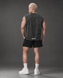  Áo ba lỗ Tank Top WAX ĐEN Degrey Cotton in Logo - TANKWAXDEN 