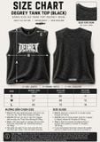  Áo ba lỗ Tank Top WAX ĐEN Degrey Cotton in Logo - TANKWAXDEN 