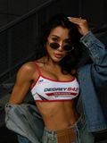  Áo Degrey Gym Sport Bra màu Trắng Đỏ thể thao - BRATRADO 