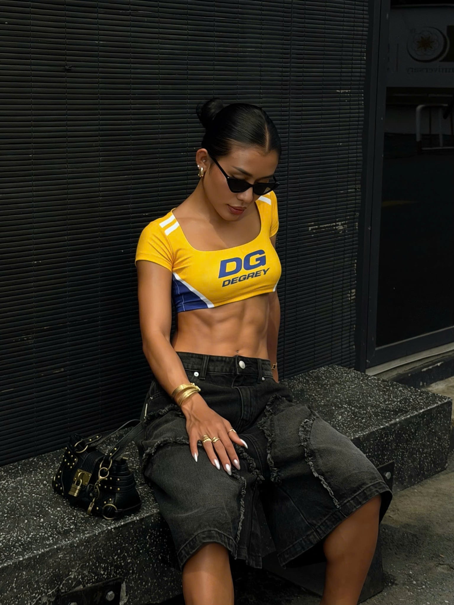  Áo thun Degrey Square Neck Sports Bra Yellow - SQUABRAYEL 
