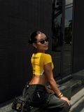  Áo thun Degrey Square Neck Sports Bra Yellow - SQUABRAYEL 