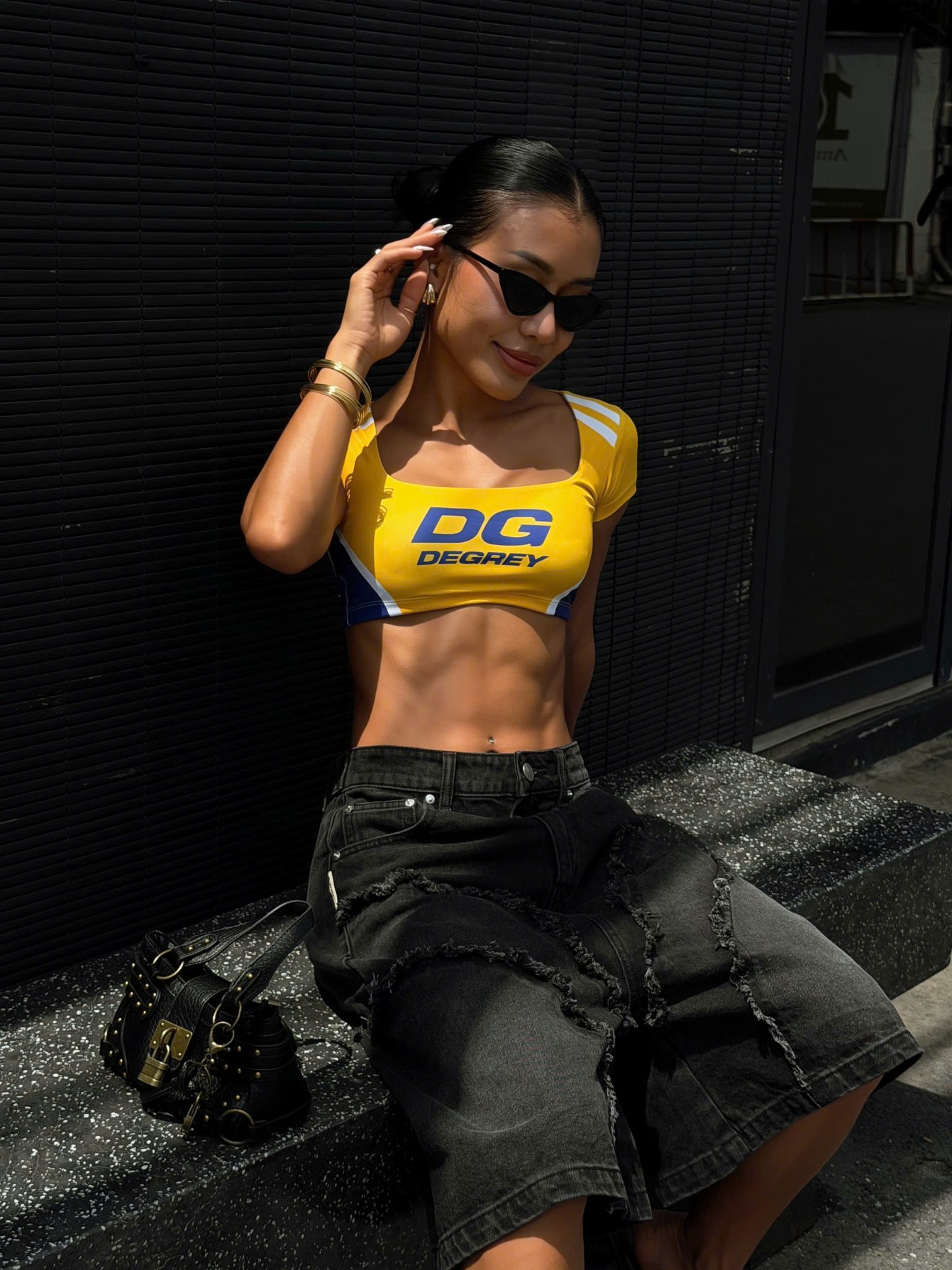  Áo thun Degrey Square Neck Sports Bra Yellow - SQUABRAYEL 