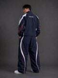  Jacket Degrey màu NAVY THÊU LOGO ATHLETE áo khoác dù thể thao - JKLOGONAVY 