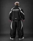  Quần Dài Degrey màu ĐEN TRẮNG Long Pants Poly THÊU Logo - PAPOLYDETRA 