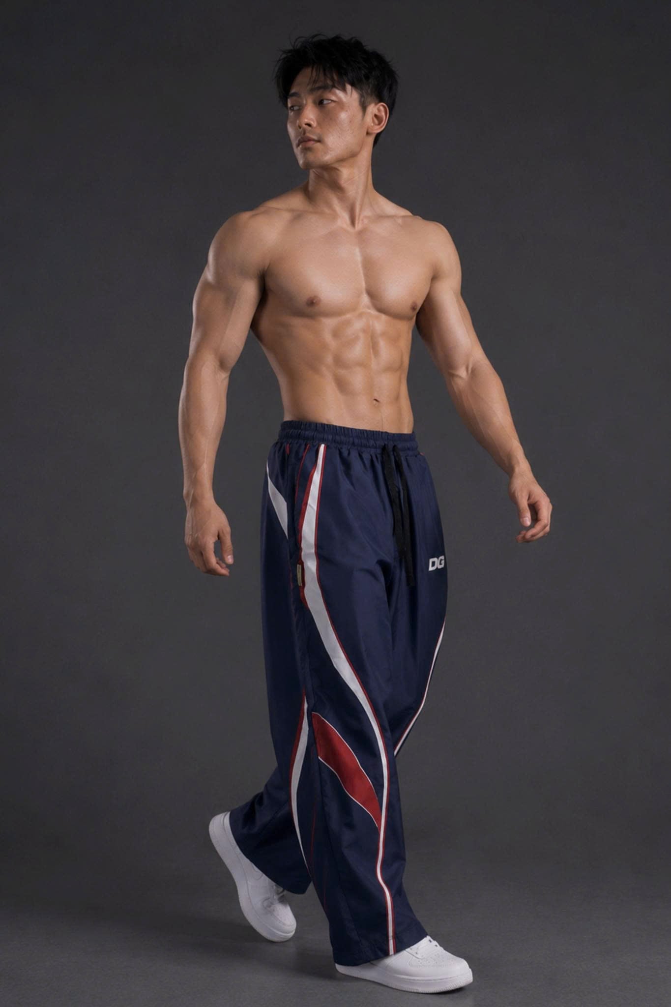  Quần Dài Degrey màu NAVY Long Pants Poly THÊU Logo - PAPOLYNAVY 