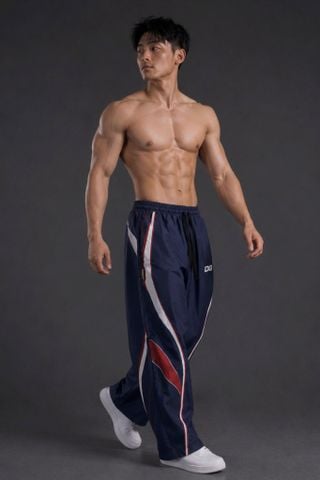  Quần Dài Degrey màu NAVY Long Pants Poly THÊU Logo - PAPOLYNAVY 