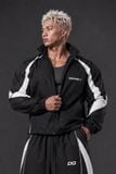  Jacket Degrey màu ĐEN TRẮNG THÊU LOGO ATHLETE áo khoác dù thể thao - JKLOGODETRA 