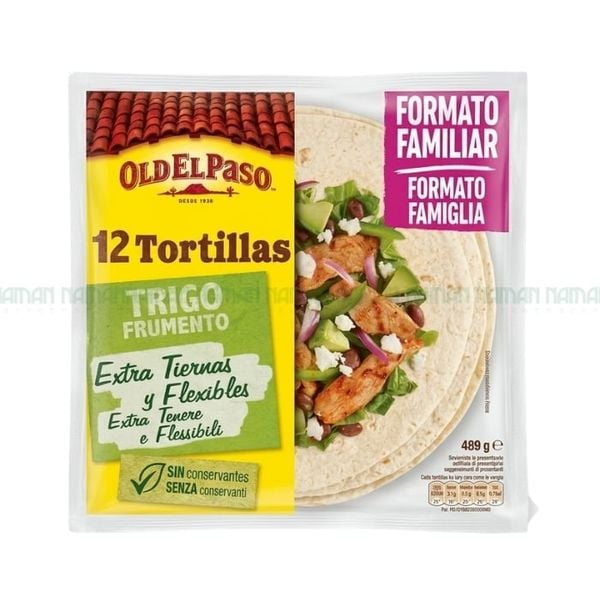Tortillas Flexible Old El Paso 489G 12 Pcs