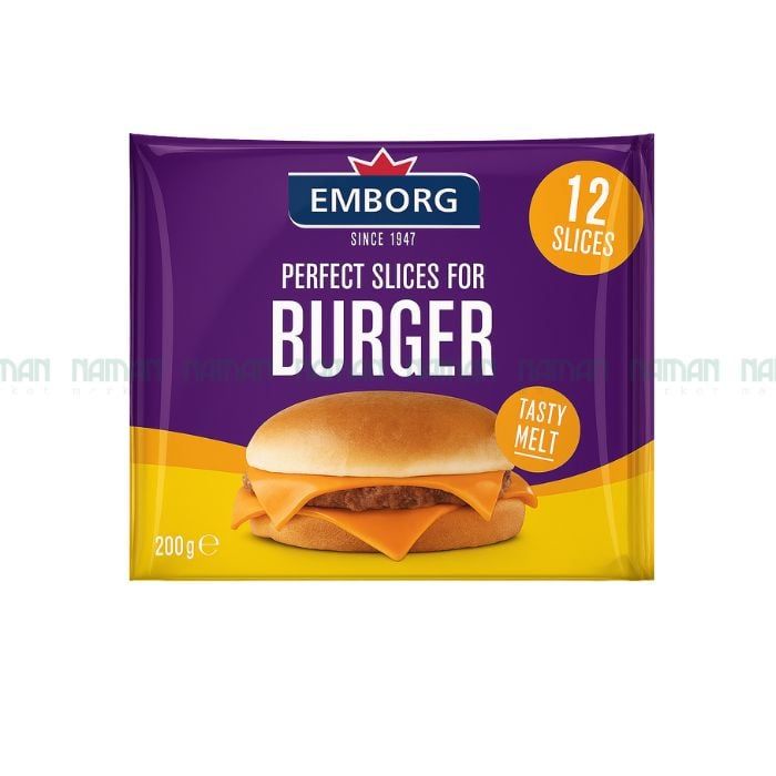 Phô Mai Lát Burger Emborg 200G