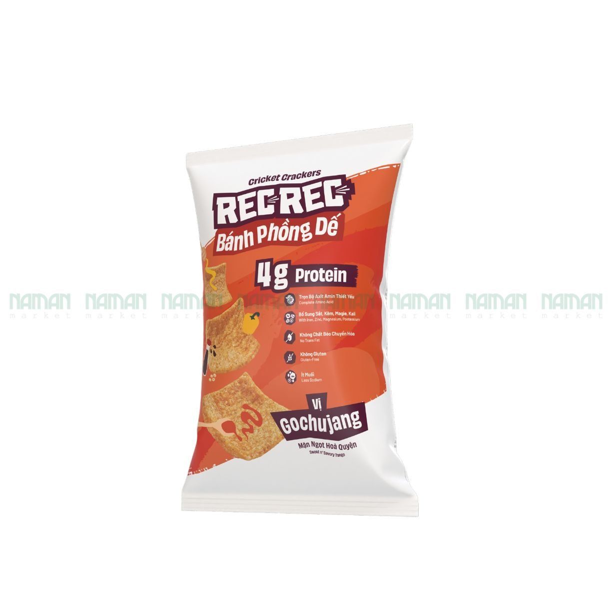 Snack Dế Vị Gochujang Rec Rec 40G