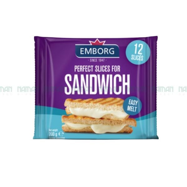 Phô Mai Lát Perfect Slices Hiệu Emborg 200G